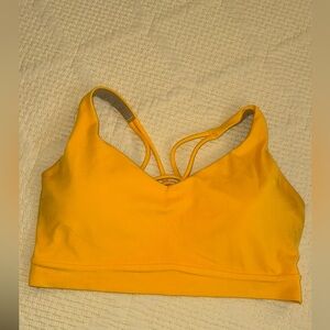 Athleta Sport Bra Gold Bond Color Size Medium (See photos for measurements) S17